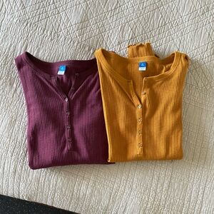 Old Navy Medium Tall Long Sleeve Tops Bundle